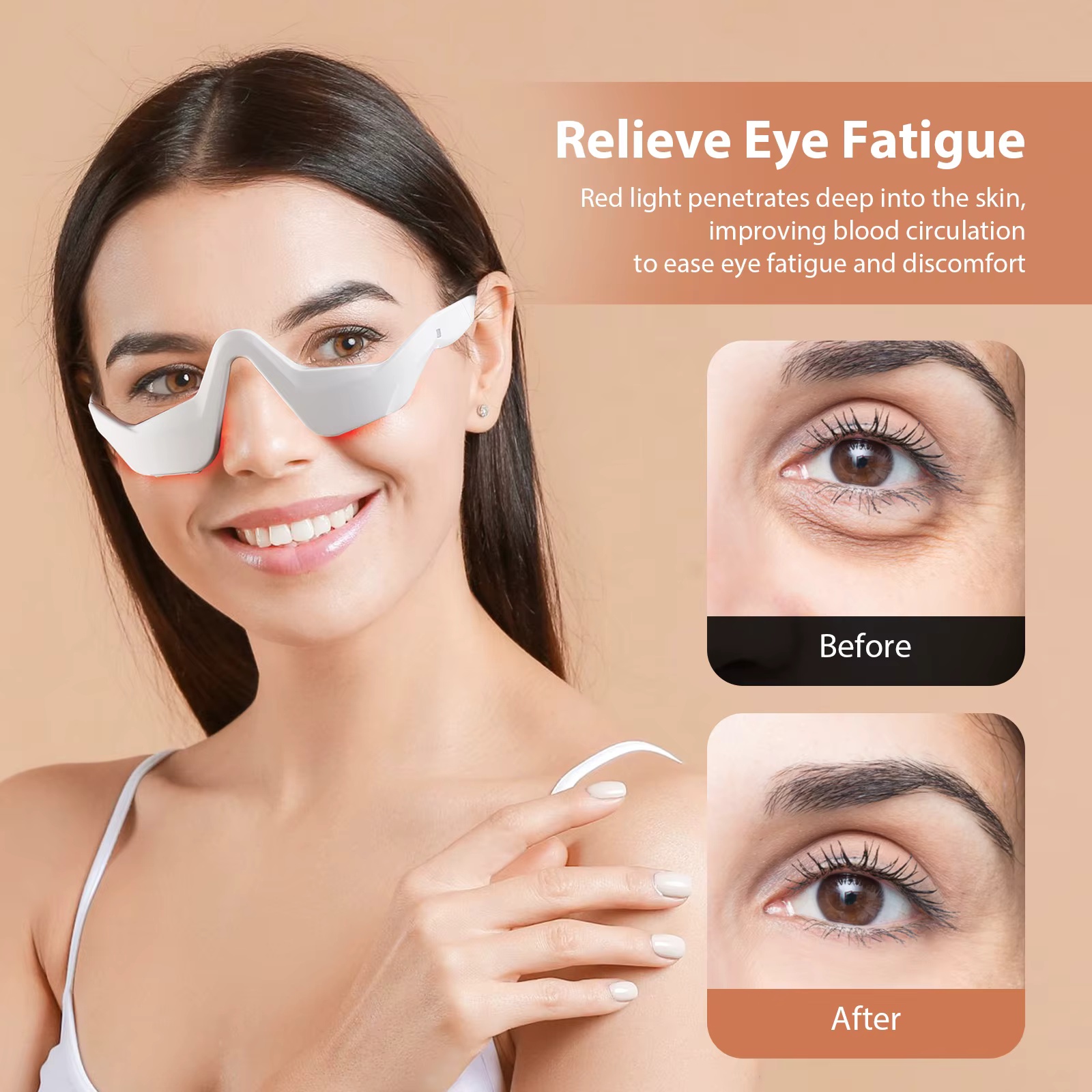 Óculos Massageadores de Olhos  - Light Therapy Glasses avaliação e preço
