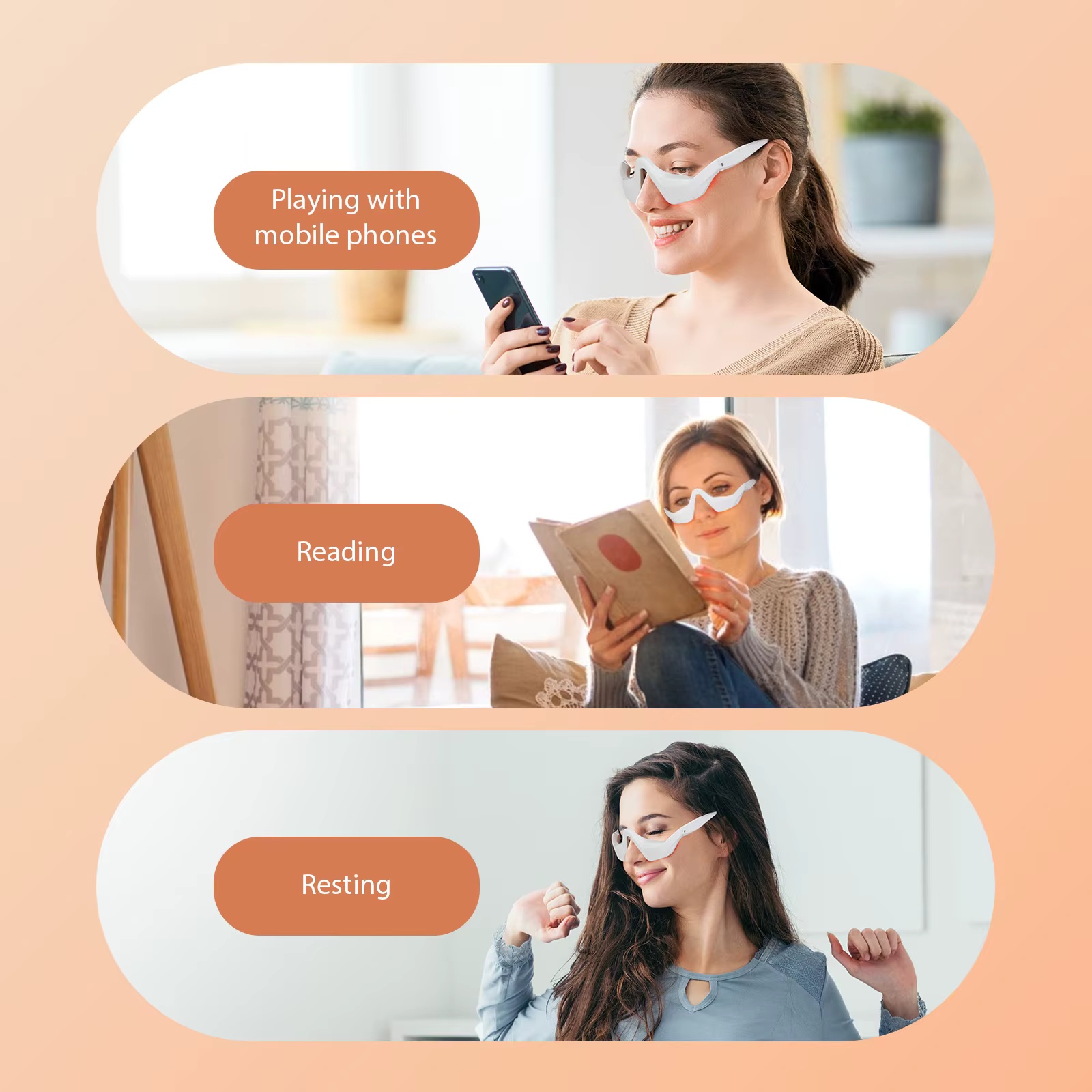 Óculos Massageadores de Olhos  - Light Therapy Glasses avaliação e preço