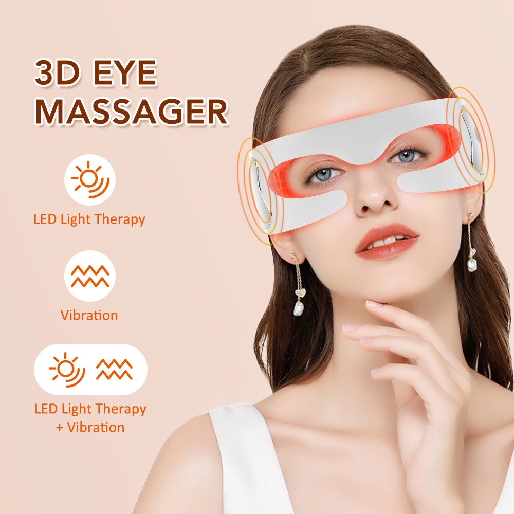 Ems luz vermelha massageador d - Light Therapy Glasses avaliação e preço